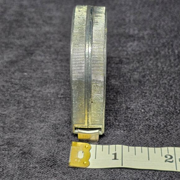 Vintage Silver Stanley White Tape 6 Foot Tape Measure & 2 Inches Made in USA - Picture 13 of 14